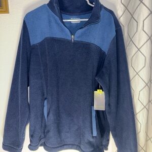 Men's Blue Fleece Sweater